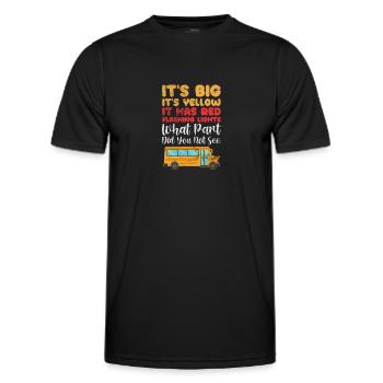 Busfahrer - Männer Funktions-T-Shirt - Schwarz - Vorne - AI Model Male 178 dark (178cm)