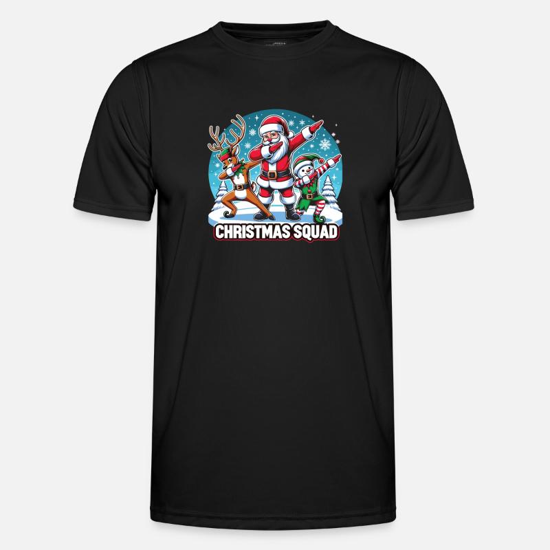Christmas Squad - Men's Functional T-Shirt - black