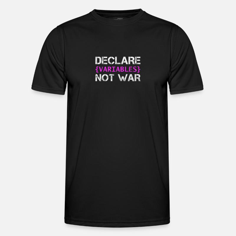 Hacker - Männer Funktions-T-Shirt - Schwarz