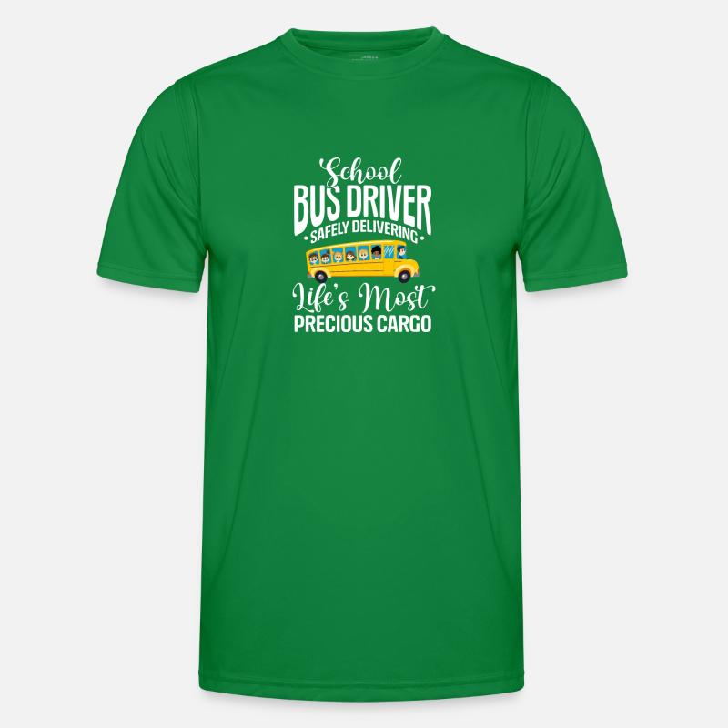 Bus Driver Bus Driver Bus Schuhlbus Gift Men's Functional T-Shirt