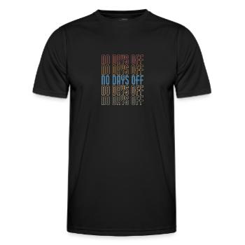 Bodybuilder Body Building Fitness Gym Geschenk - Männer Funktions-T-Shirt - Schwarz - Vorne - AI Model Male 178 dark (178cm)