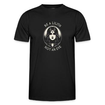 Lilith Demon Gothic Mythology Folklore Satanic - Männer Funktions-T-Shirt - Schwarz - Vorne - AI Model Male 178 dark (178cm)