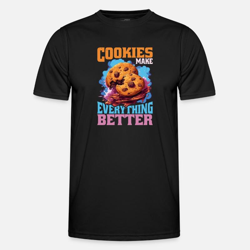 Cookies Make Everything Better 9 - Men's Functional T-Shirt - black