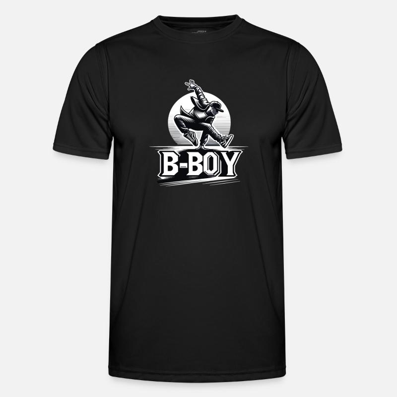 Breakdance Breakdancer Breakdance Kids - Men's Functional T-Shirt - black