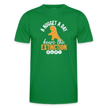 Une pépite par jour maintient l’extinction - T-shirt sport Homme - vert - Devant - AI Model Male 178 dark (178cm)