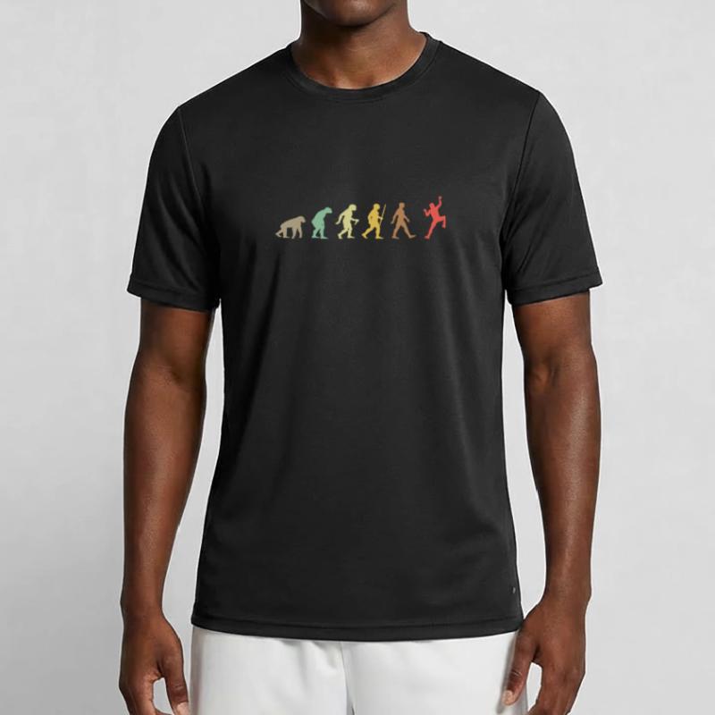 Klettern Retro Klettern Evolution Climber Männer Funktions-T-Shirt