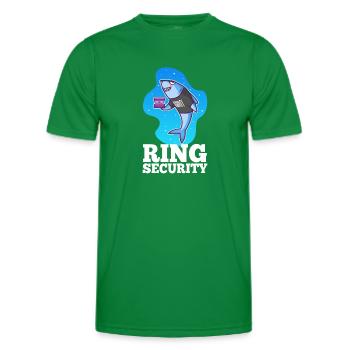 Bague de sécurité Mariage - T-shirt sport Homme - vert - Devant - AI Model Male 178 dark (178cm)