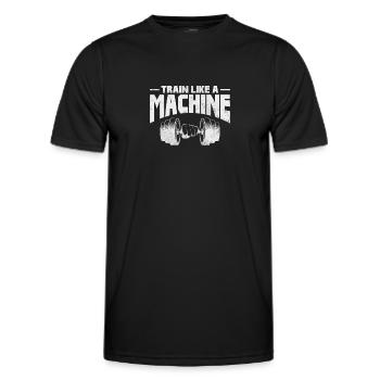 Bodybuilder - Männer Funktions-T-Shirt - Schwarz - Vorne - AI Model Male 178 dark (178cm)
