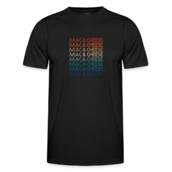 Fromage - T-shirt sport Homme - noir - Devant - AI Model Male 178 dark (178cm)