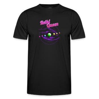Chakra Holistic Healing Hands Reiki Queen - Men's Functional T-Shirt - black - Front - AI Model Male 178 dark (178cm)
