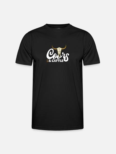 Cowboy Cowboy Boots Western Gift - Men's Functional T-Shirt - black