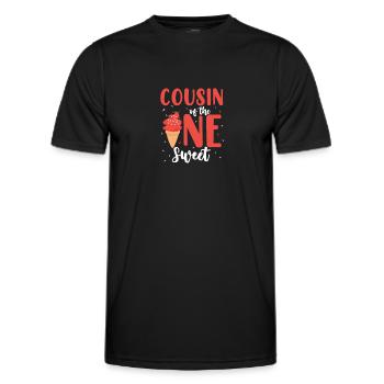 Eiscreme Eis Eiskrem Ice Cream Sommer Geschenk - Männer Funktions-T-Shirt - Schwarz - Vorne - AI Model Male 178 dark (178cm)
