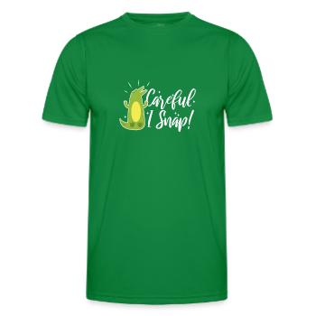 Careful i snap alligator - Männer Funktions-T-Shirt - Kelly Green - Vorne - AI Model Male 178 dark (178cm)