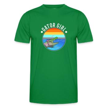 Gator Girl - Männer Funktions-T-Shirt - Kelly Green - Vorne - AI Model Male 178 dark (178cm)