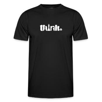 Schach Schachbrett Schachmatt Schachspieler - Männer Funktions-T-Shirt - Schwarz - Vorne - AI Model Male 178 dark (178cm)