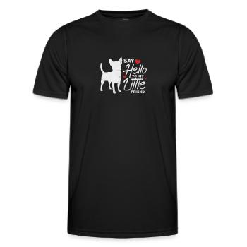 Chihuahua - Männer Funktions-T-Shirt - Schwarz - Vorne - AI Model Male 178 dark (178cm)