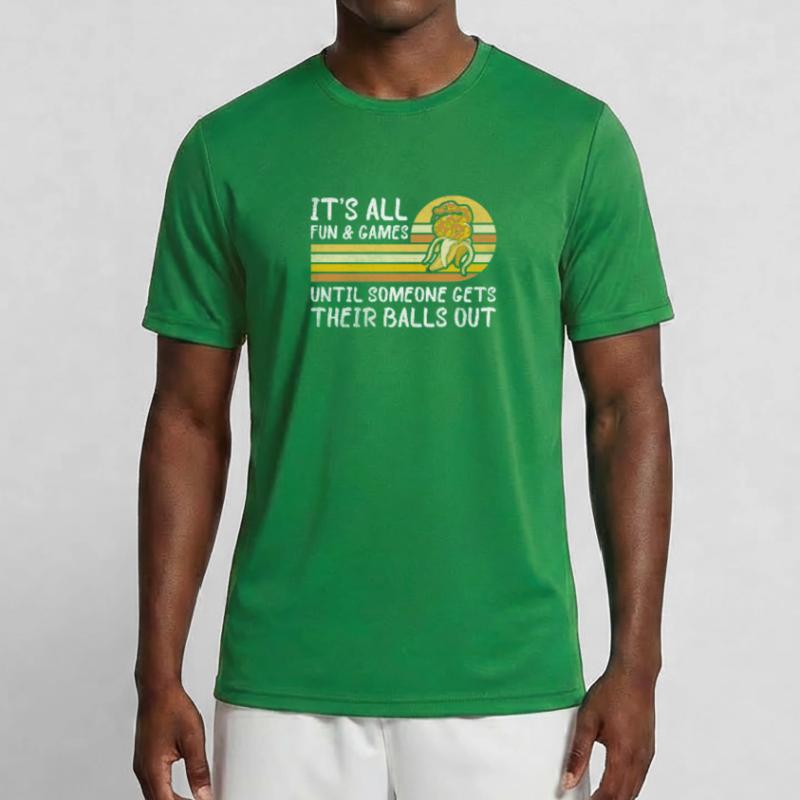 Tout le plaisir jusqu’à ce que quelqu’un sorte les couilles King Python T-shirt sport Homme