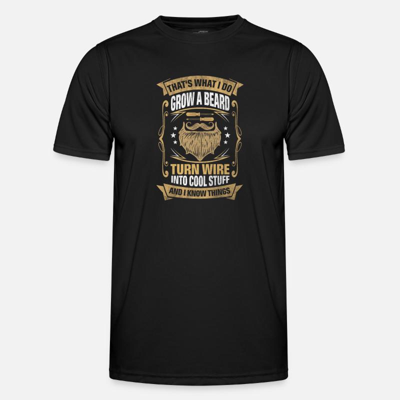 Câbler dans Cool Things Electrician T-shirt sport Homme