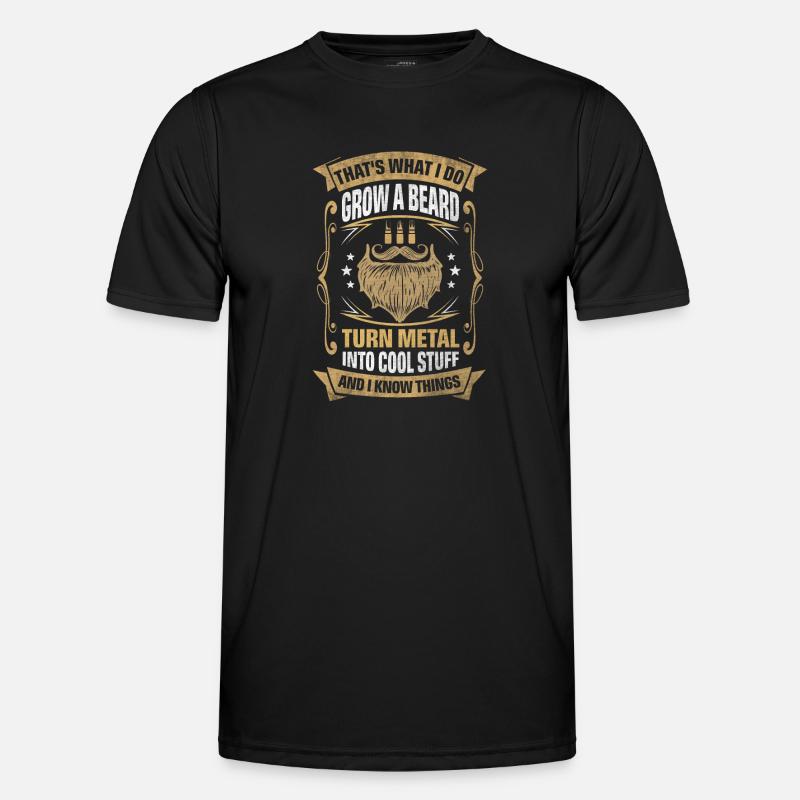 Metal Into Cool Things Gunsmith Men's Functional T-Shirt