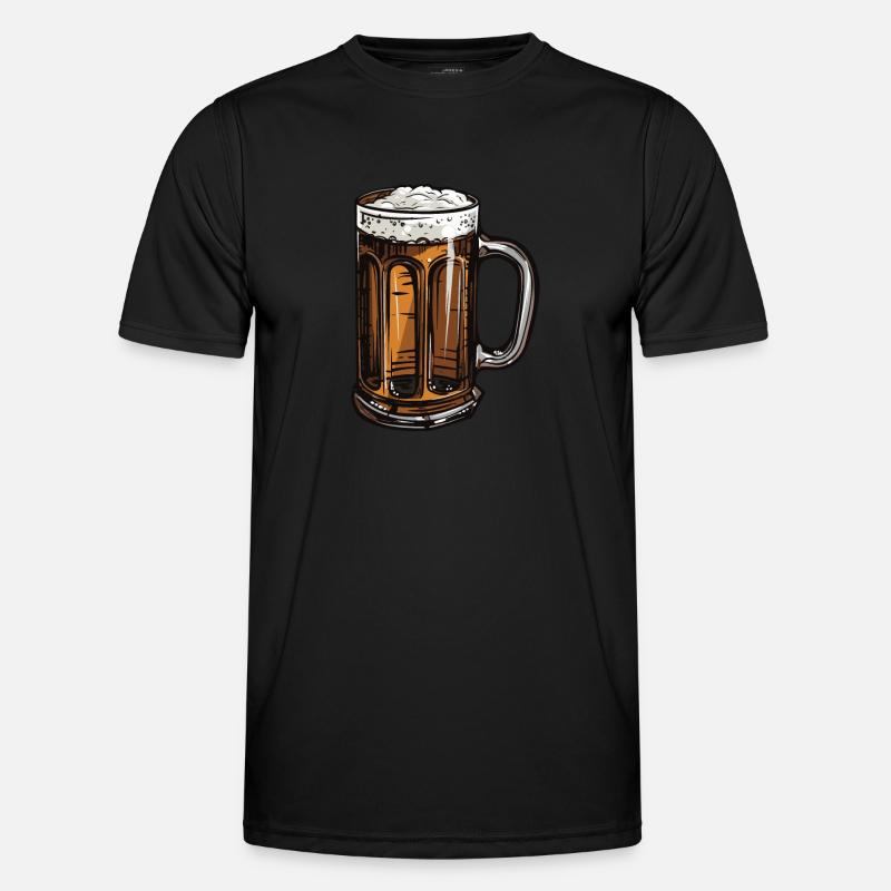 Chope de bière Beer Malt T-shirt sport Homme