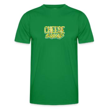 Cheese - Men's Functional T-Shirt - kelly green - Front - AI Model Male 178 dark (178cm)