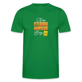 Fromage - T-shirt sport Homme - vert - Devant - AI Model Male 178 dark (178cm)