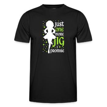 Danse irlandaise Danse irlandaise - T-shirt sport Homme - noir - Devant - AI Model Male 178 dark (178cm)