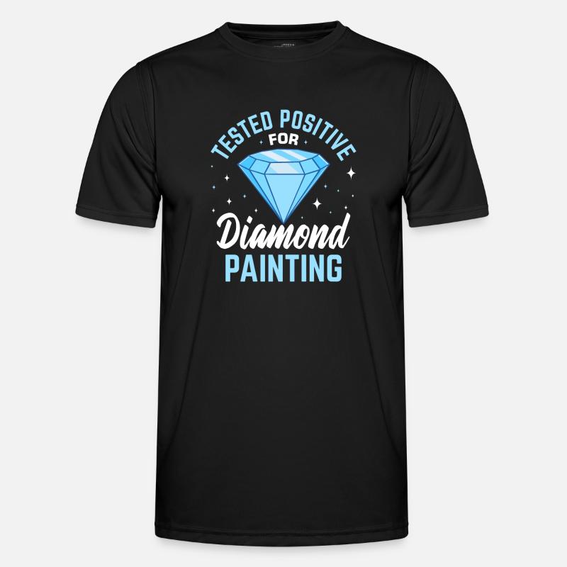 Hobby Diamond Painter Diamant - Men's Functional T-Shirt - black