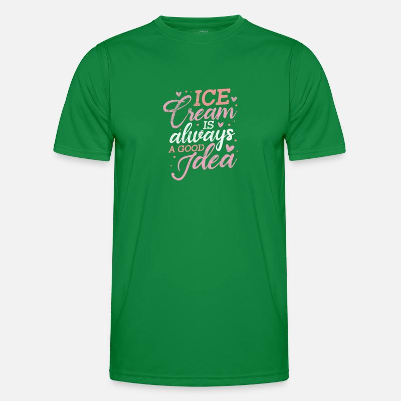 Eiscreme Männer Funktions-T-Shirt