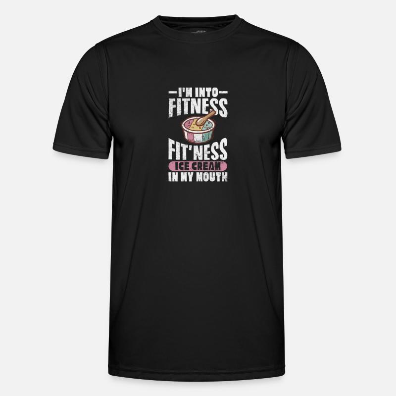 eiscreme - Men's Functional T-Shirt - black