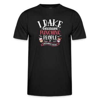 Cupcake - Männer Funktions-T-Shirt - Schwarz - Vorne - AI Model Male 178 dark (178cm)