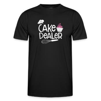 Cupcake - Männer Funktions-T-Shirt - Schwarz - Vorne - AI Model Male 178 dark (178cm)