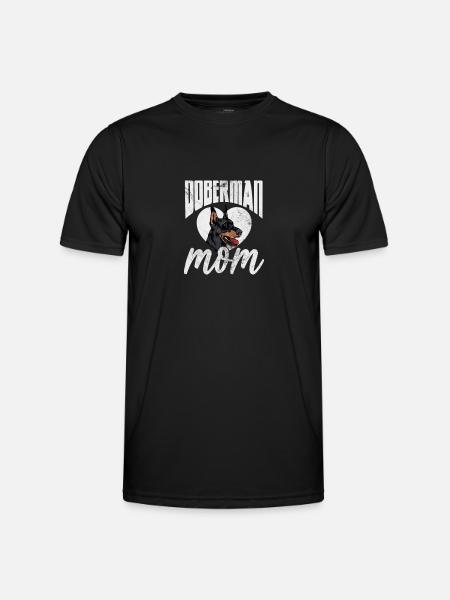 Doberman - Men's Functional T-Shirt - black