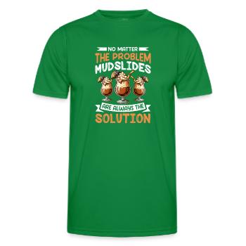 Mudslide Cocktail - Männer Funktions-T-Shirt - Kelly Green - Vorne - AI Model Male 178 dark (178cm)