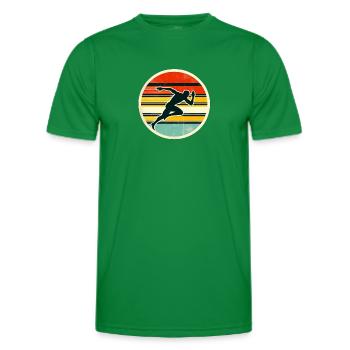 Sprinter - Track And Field 4 - Men's Functional T-Shirt - kelly green - Front - AI Model Male 178 dark (178cm)