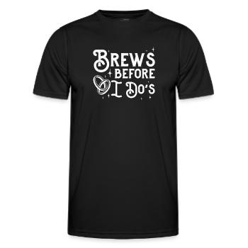 Bachelor Bachelor Party - Men's Functional T-Shirt - black - Front - AI Model Male 178 dark (178cm)