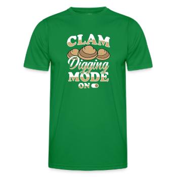 Moules Fruits de mer - T-shirt sport Homme - vert - Devant - AI Model Male 178 dark (178cm)