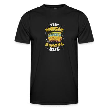 Busfahrer - Männer Funktions-T-Shirt - Schwarz - Vorne - AI Model Male 178 dark (178cm)