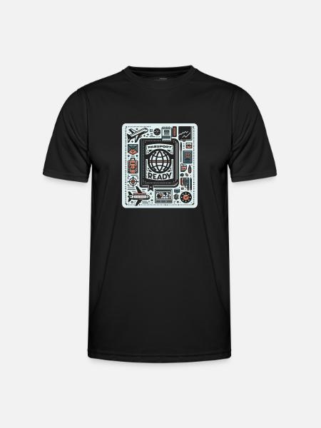 Passport Ready 5 - Men's Functional T-Shirt - black