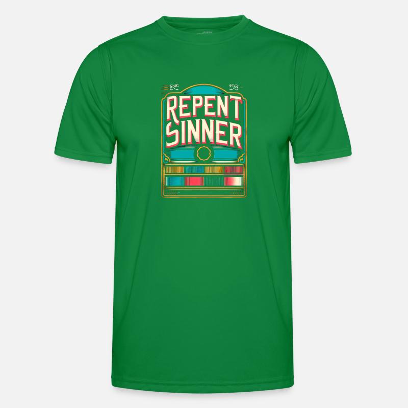 Repent Sinner 15 Men's Functional T-Shirt