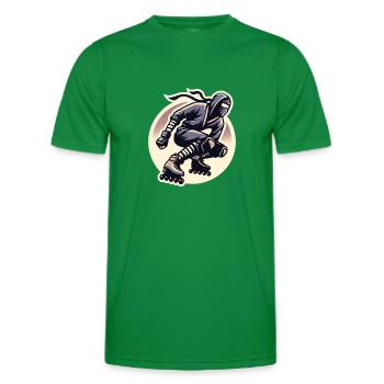 Rollerblade Ninja 9 - Men's Functional T-Shirt - kelly green - Front - AI Model Male 178 dark (178cm)