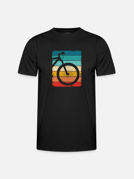 VTT rétro - T-shirt sport Homme - noir