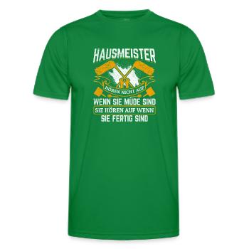 Gardien Gardien Disant Drôle Gardien - T-shirt sport Homme - vert - Devant - AI Model Male 178 dark (178cm)