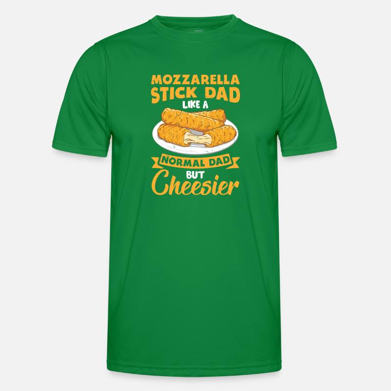 Mozzarella Sticks Cheese Men's Functional T-Shirt