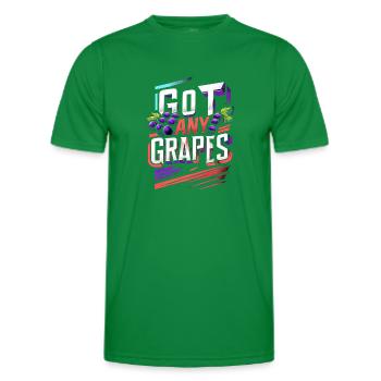 Got Any Grapes 11 - Men's Functional T-Shirt - kelly green - Front - AI Model Male 178 dark (178cm)