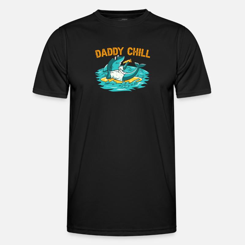 DADDY CHILL - Men's Functional T-Shirt - black