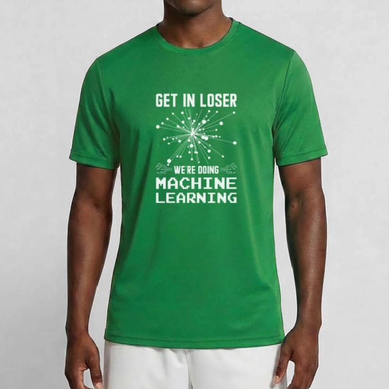 Machine Learning Algorithmen KI Datenanalyst Männer Funktions-T-Shirt