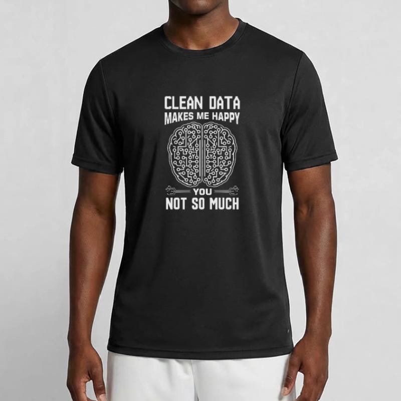 Machine Learning Algorithms AI Data Analyst Men's Functional T-Shirt