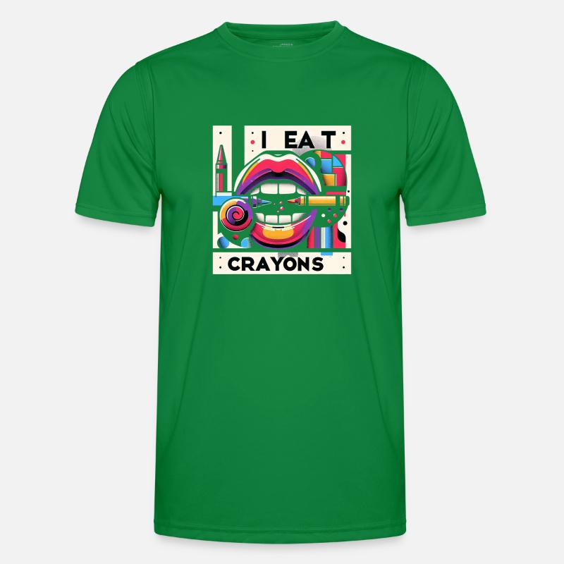 I Eat Crayons 19 Men's Functional T-Shirt