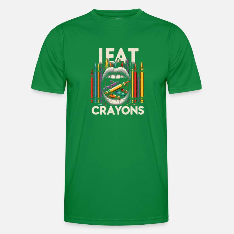 I Eat Crayons 22 Men's Functional T-Shirt